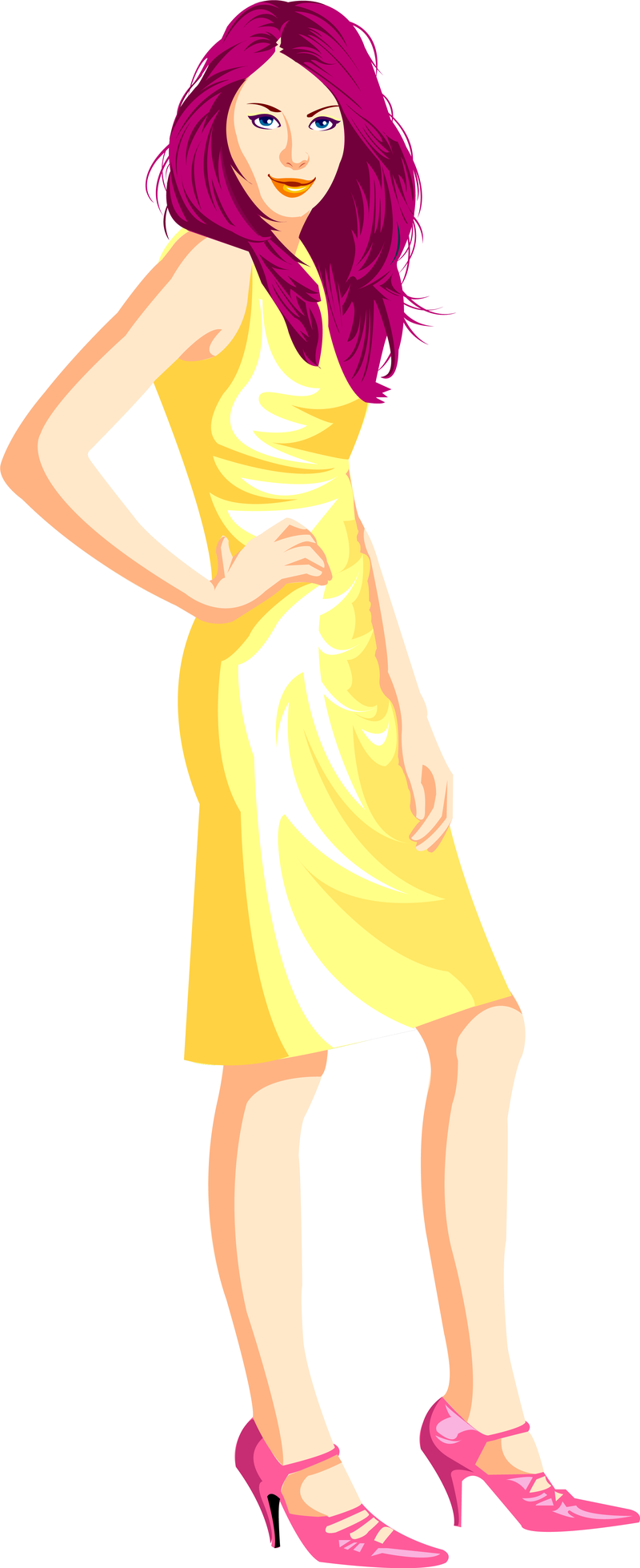 Vetor de moda grátis 419