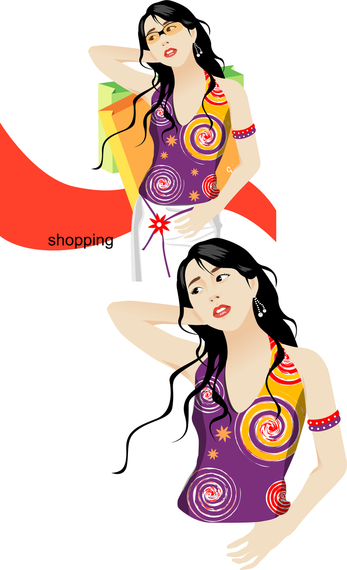 Free Fashion Vector 449 - Vector download