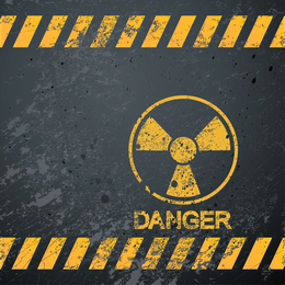 Señales de advertencia nuclear 04 Vector