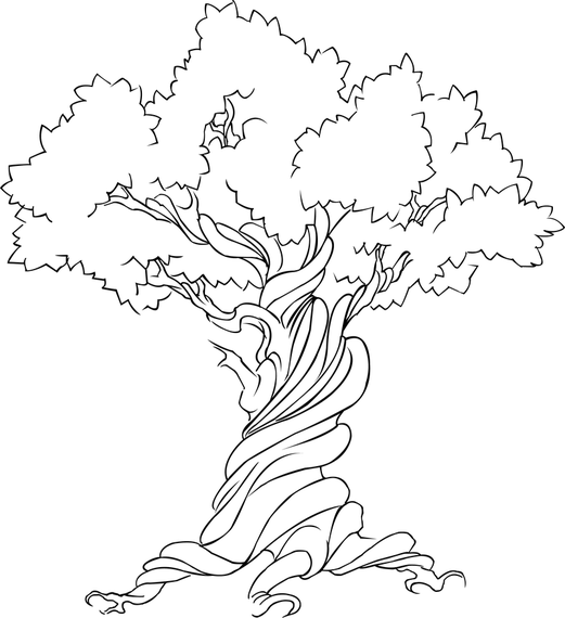 Earth Tree Design - Vector download