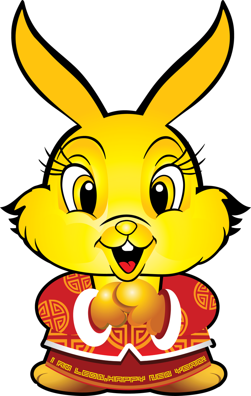 New Year Rabbit Vector Original Vector Download