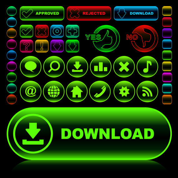Vector Navigation Bar Button Vector Navigation Bar Button