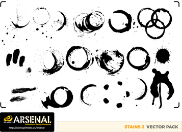 Vector de marca de tinta de tinta producida por Gomedia