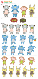 Vector de animales super meng