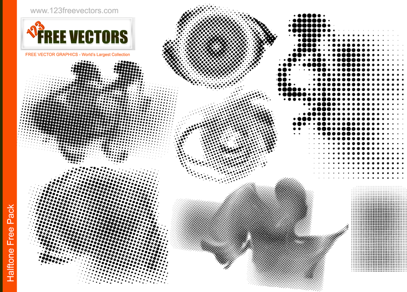 Halftone Free Vector - Vector download