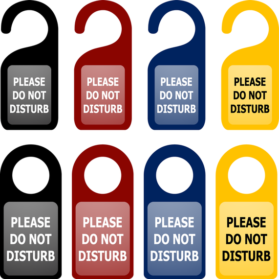 Do Not Disturb Signs Vector Vector Download 0507