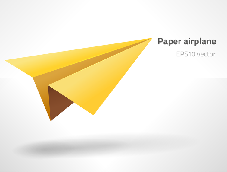 Download Paper Airplane Vector - Vector download