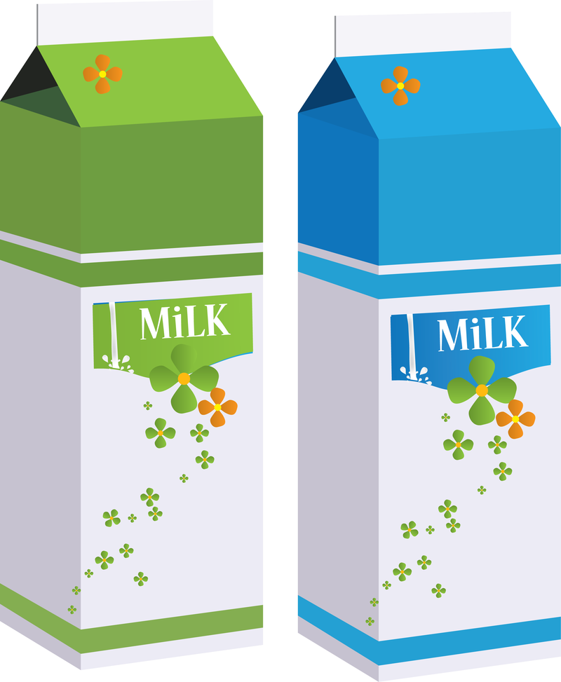 Free Milk Box Vector Vector Download