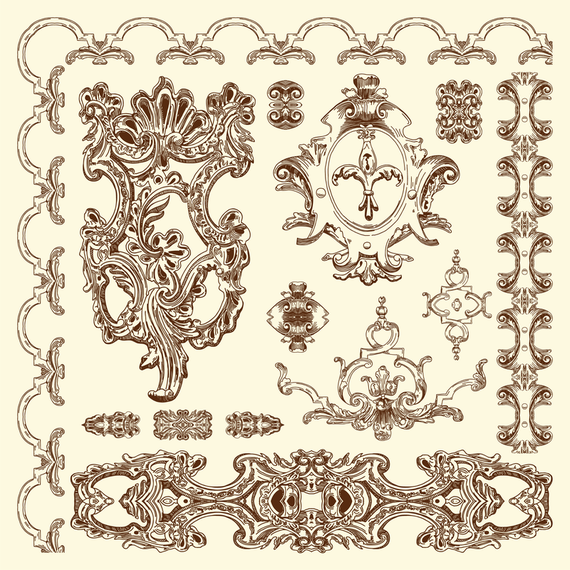 European Retro Lace 08 Vector European Retro Lace 08 Vector