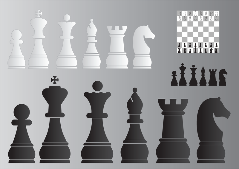 Download Vector - 2D Chess set - Pieces - Vectorpicker