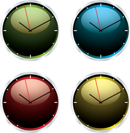 Vector de reloj