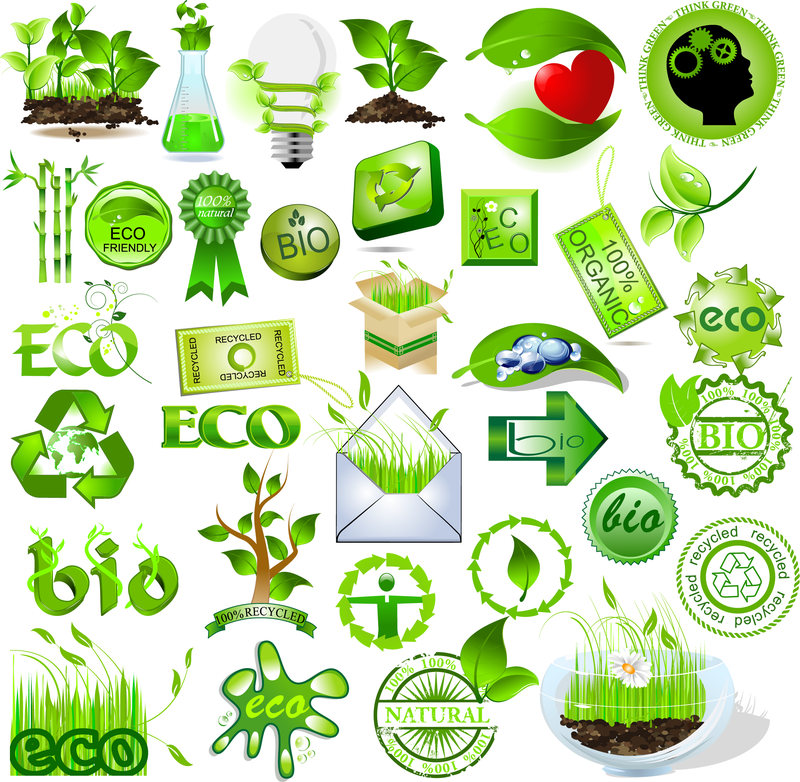 Grünes Element Vektor