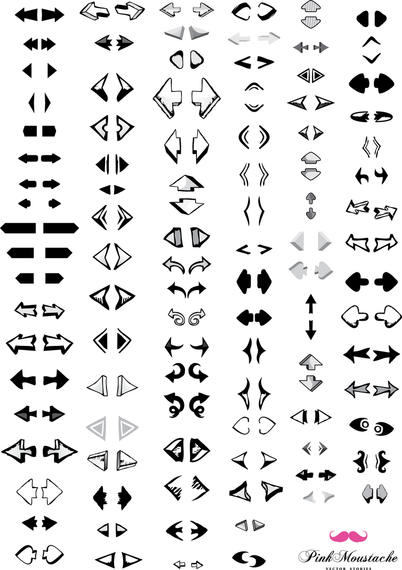 Vector Set Of Useful Arrows Great Collection Vector Set Of Useful Arrows Great Collection