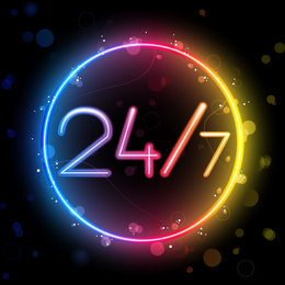 Gorgeous Neon Effects 03 Vector
