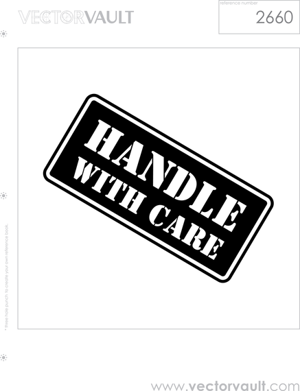 Download Vector Handle With Care Symbol Vector Vectorpicker