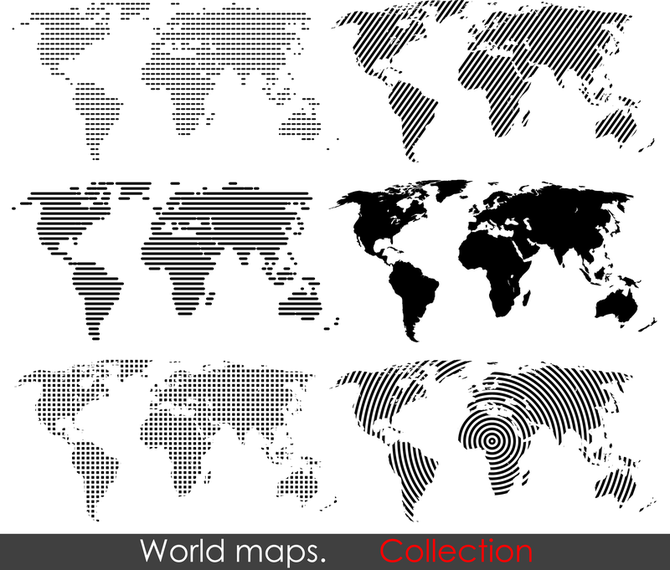 Mapa vectorial del mundo Cambiar el archivo Mapa vectorial del mundo Cambiar el archivo