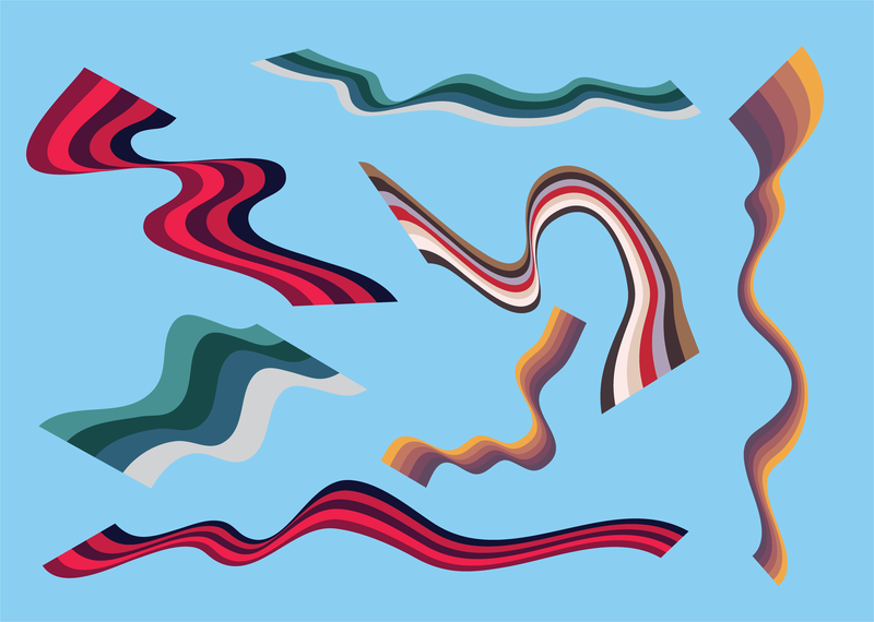 Multifunktionsleisten-Vektorgrafiken