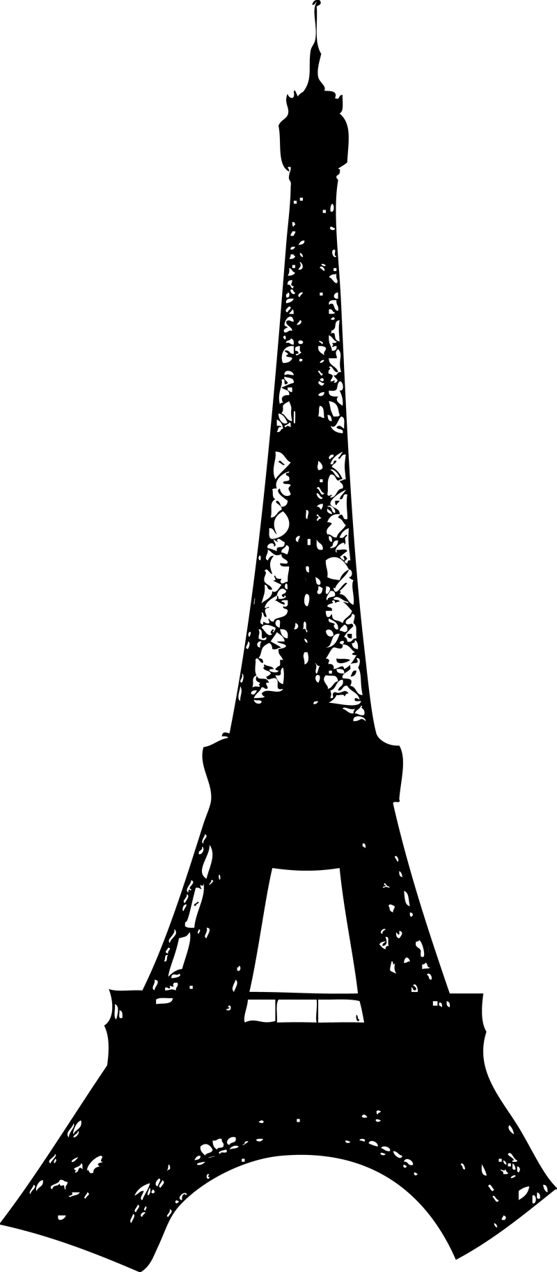 Silueta de la torre eiffel - Descargar vector