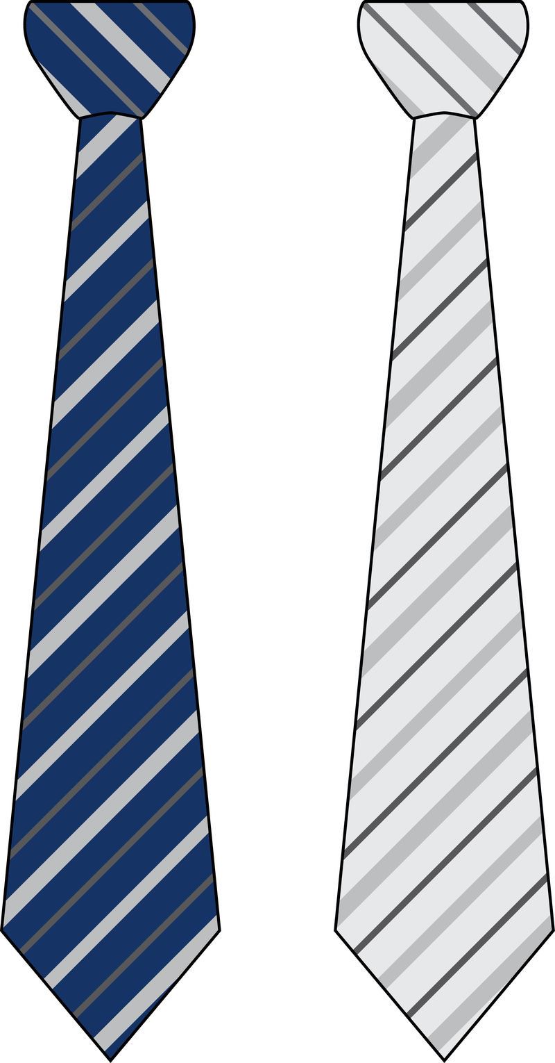 Vetores de gravatas de negócios