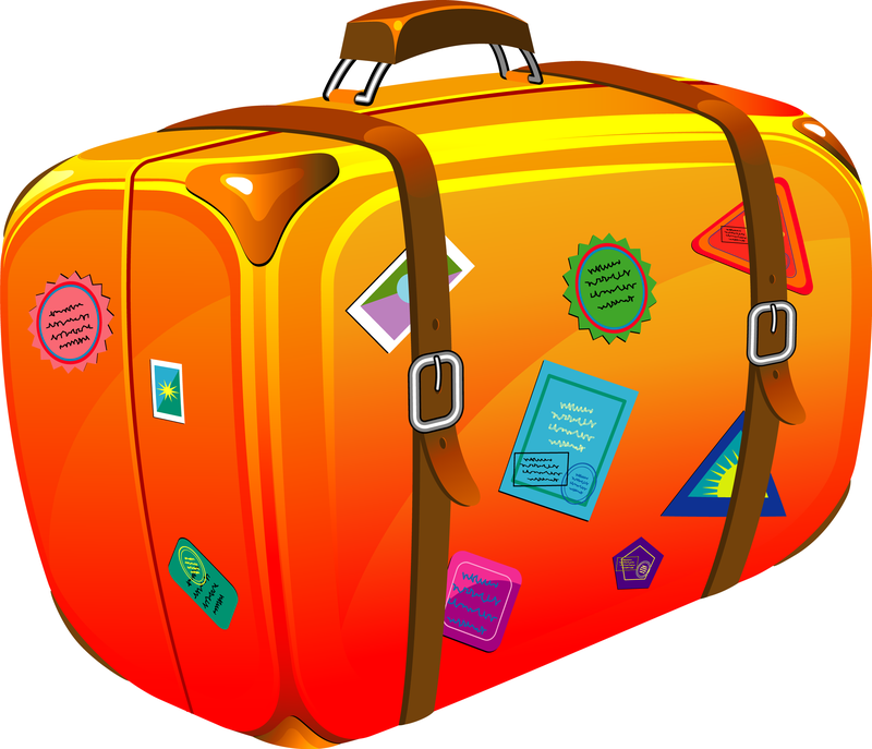 Koffer-Themen-Vektor
