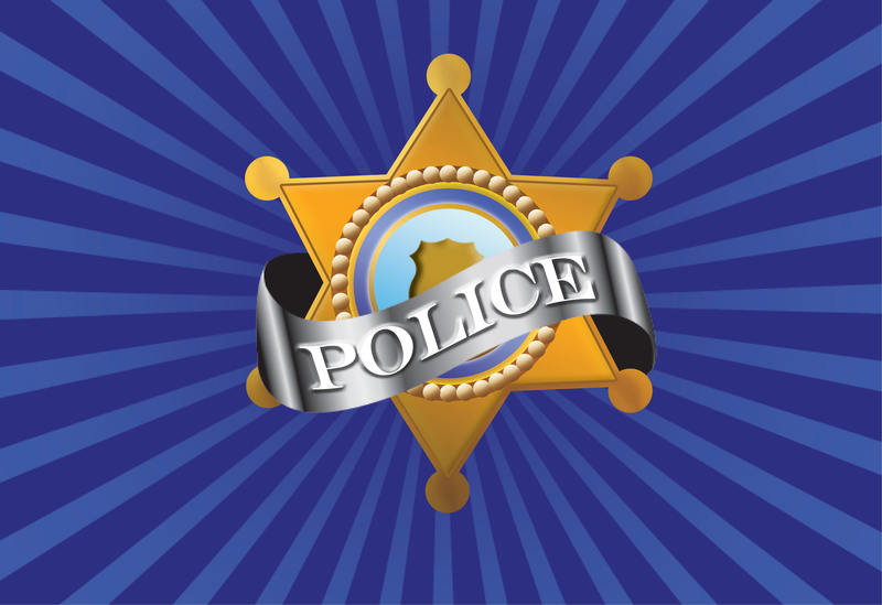 Emblema de polícia de vetor Emblema de polícia de vetor