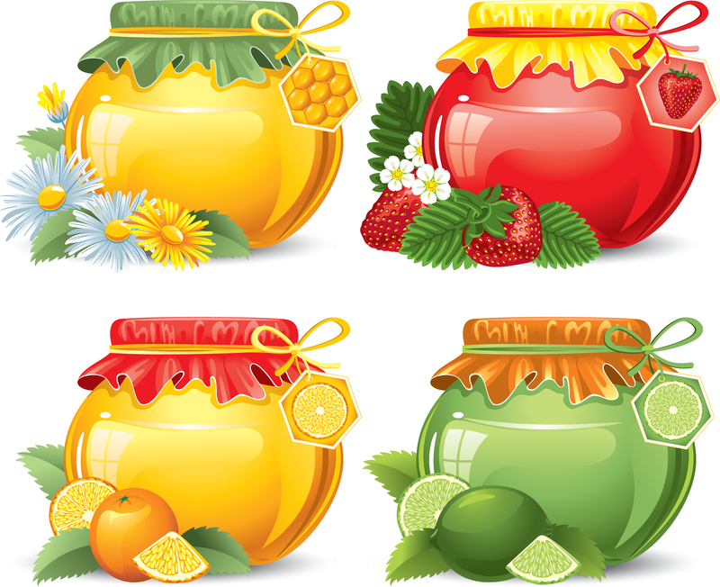 Food Jar 05 Vector