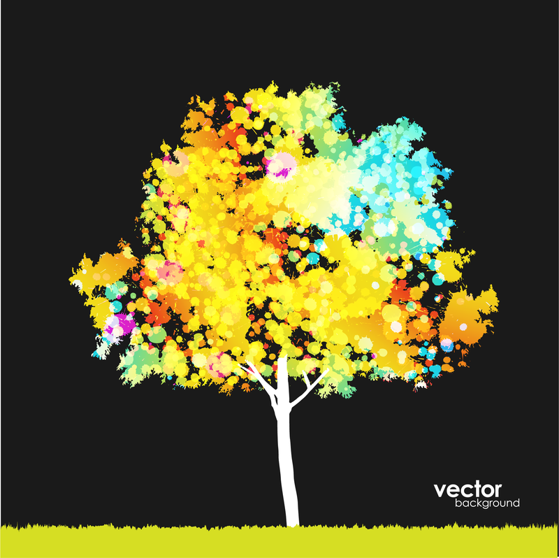 Vetor de elemento colorido