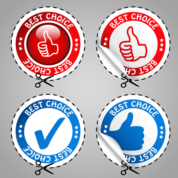 Set of 4 cutting line stickers Set of 4 cutting line stickers