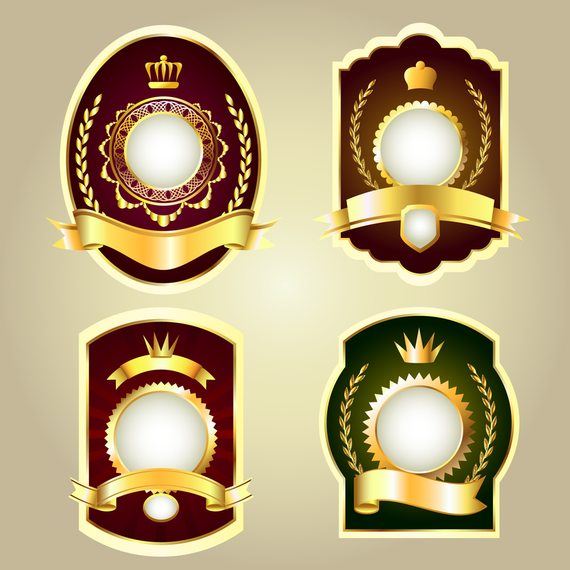 Retro Label Vector Retro Label Vector
