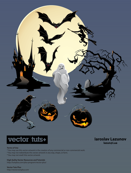 Halloween Elements Vector Halloween Elements Vector