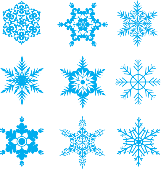 Download Free Snowflakes Vector Set - Vector download