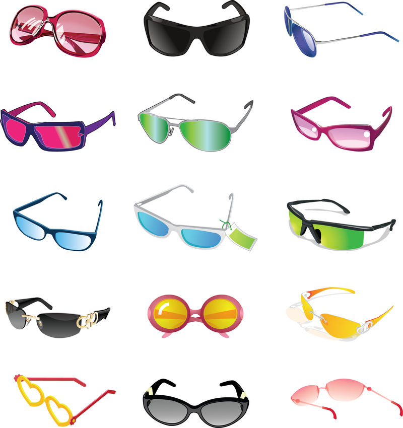 Kostenlose Sonnenbrille Vektor-Illustration