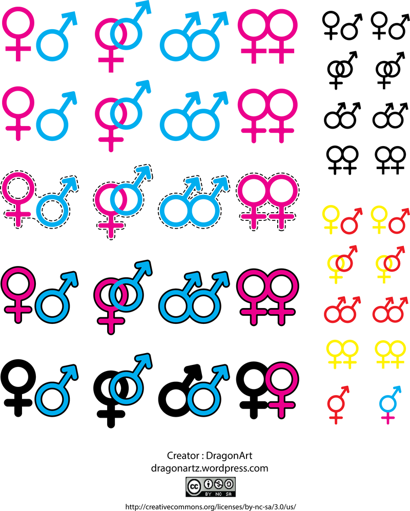 Gender Symbol Vector.