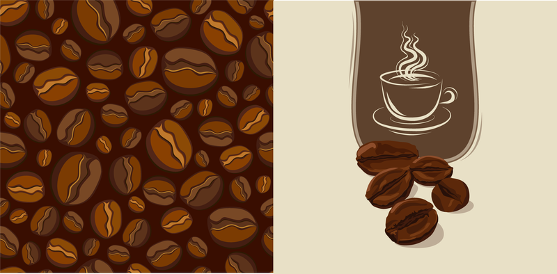 Vector Material Coffee Beans Vector Material Coffee Beans