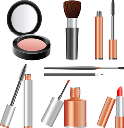 Vector de cosméticos