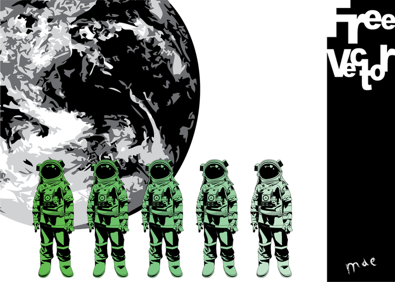 Spacesuit Vector Spacesuit Vector