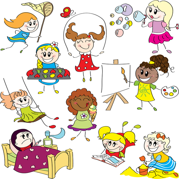 Bonito linha arte illustrator 02 vector Bonito linha arte illustrator 02 vector