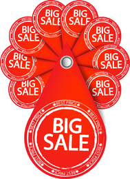 Descuento de ventas especiales Vector de diseño gráfico 4