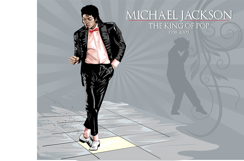 Michael Jackson illustration design Michael Jackson illustration design