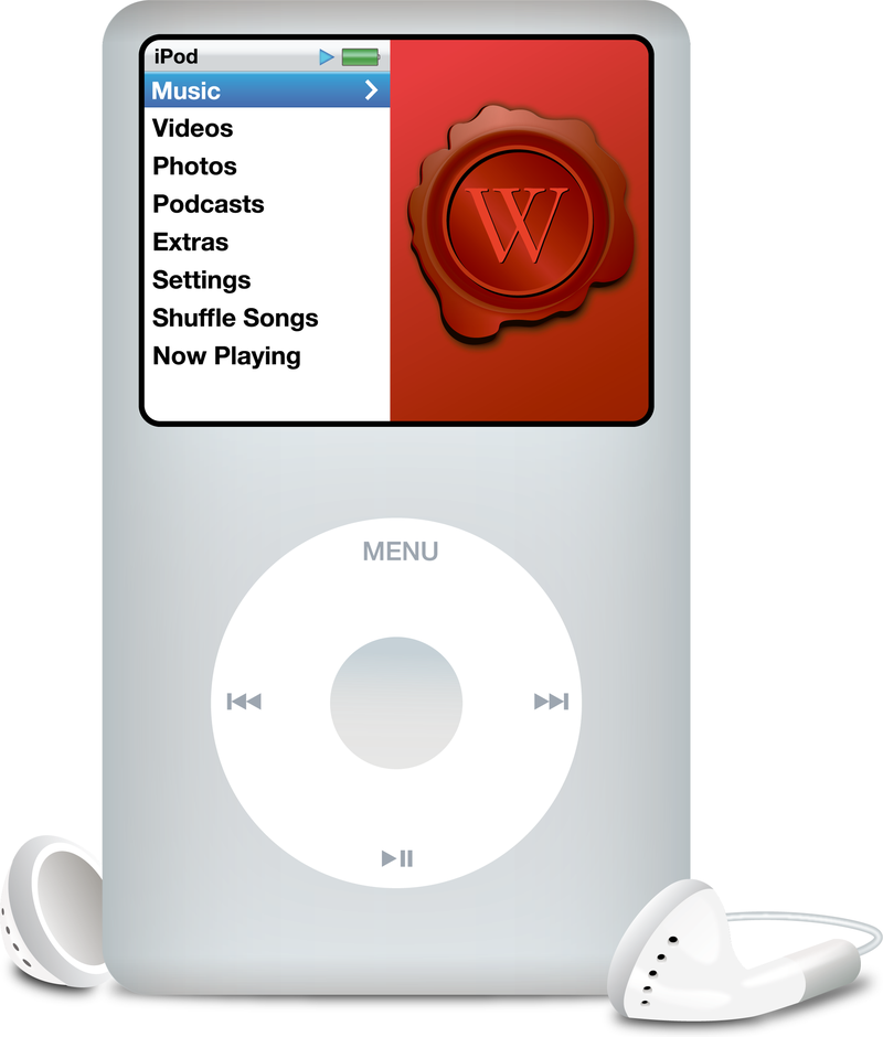 Ipod nano mockup template design Vector download