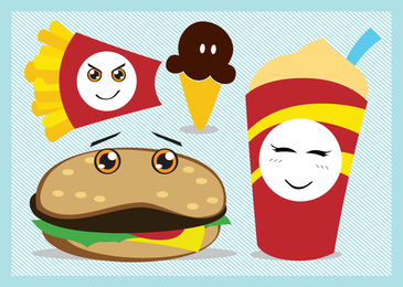 Vector de comida rápida