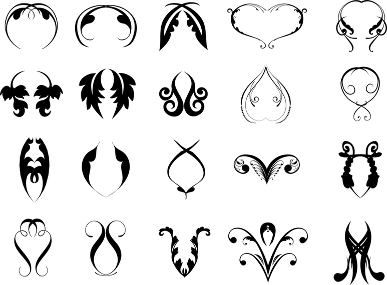 Black And White Tattoo Totem Vector Black And White Tattoo Totem Vector
