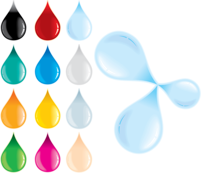 Drops Of Water Droplets Theme Vector Drops Of Water Droplets Theme Vector