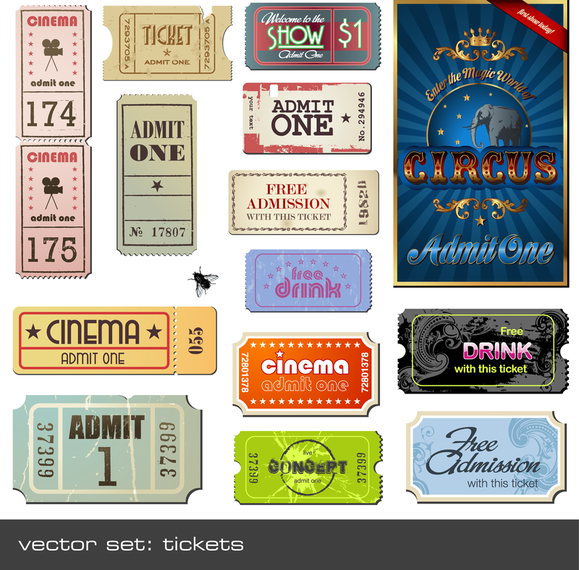 Vector Foreign Nostalgic Movie Ticket Vector Foreign Nostalgic Movie Ticket