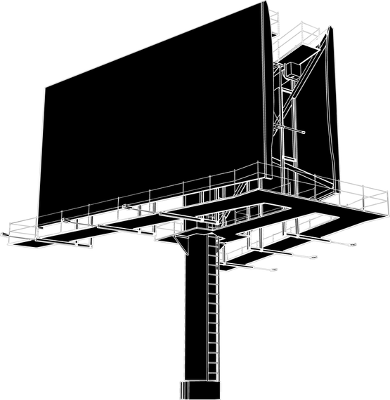 Large Outdoor Billboards Blank Vector Large Outdoor Billboards Blank Vector