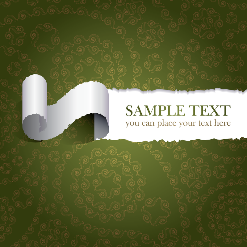 Tear Marks Retro Wallpaper 01 Vektor