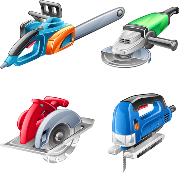 Hardware Power Tool Vector Hardware Power Tool Vector