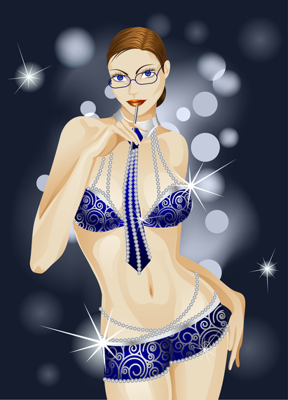 Underwear Model Vector Underwear Model Vector