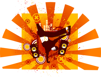 Hip Hop Theme Vektor