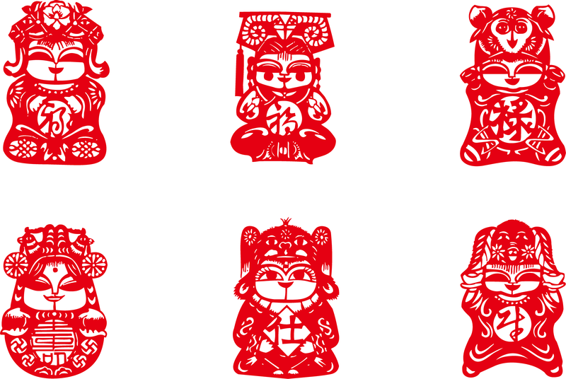 Muñecas Naive Papercut De Dos Vector Muñecas Naive Papercut De Dos Vector
